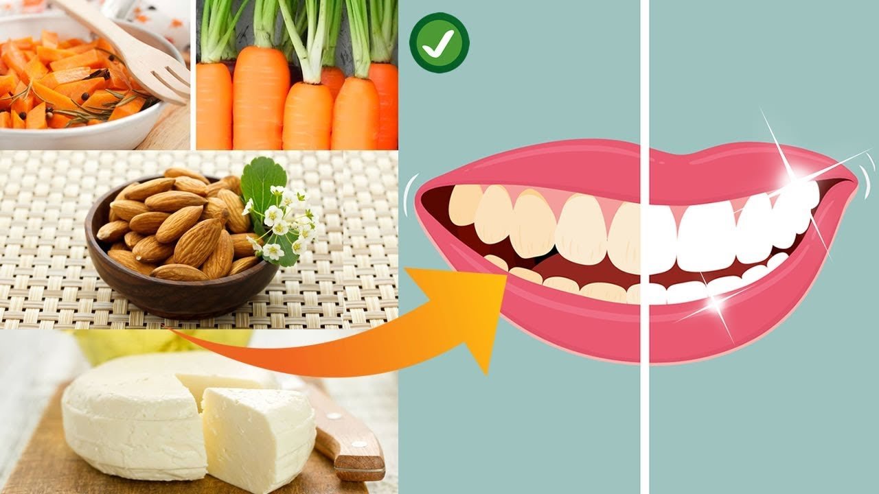 Alimentos que ayudan a mantener los dientes limpios naturalmente