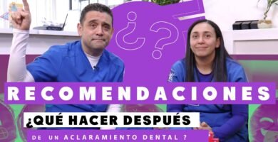 Cuidados después del blanqueamiento dental profesional